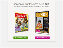 Tablet Screenshot of nrp-mag.com